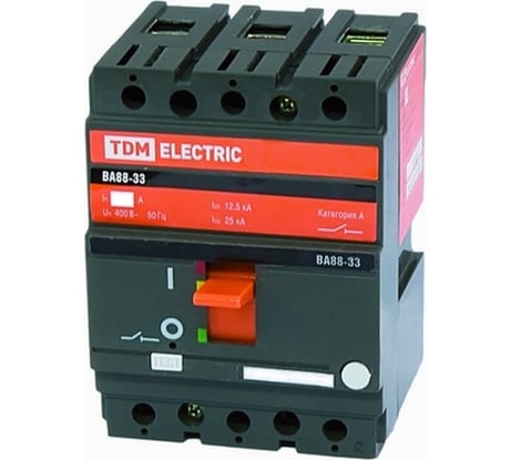 Автоматический выключатель TDM ELECTRIC ВА88-33, 3Р, 16А, 35кА SQ0707-0026