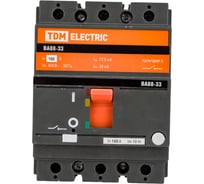 Автоматический выключатель TDM ELECTRIC ВА88-33 3Р 160А 35кА SQ0707-0013