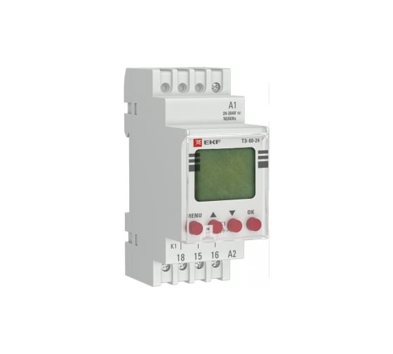 Электронный таймер EKF ТЭ-80 24-230В PROxima SQte-80-24