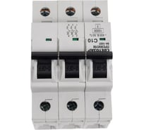 Автоматический выключатель Светозар Премиум 3-полюсный 10 A C отключающая способность 10 кА 400 В SV-49033-10-C