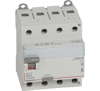 Выключатель дифференциального тока Legrand 4 полюса 63 А 300 мА тип AC DX3 Leg 411724