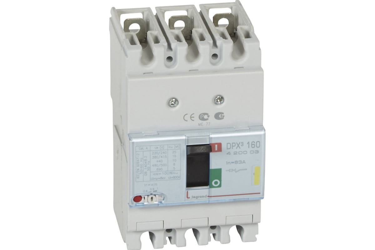 Автоматический выключатель Legrand термомагнитный расцепитель 3п 63А ...