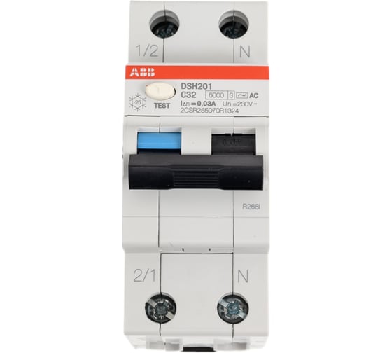 Автоматический выключатель дифференциального тока ABB DSH201 C32 AC30 2CSR255070R1324 1