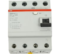 Выключатель дифференциального тока ABB 4 модуля FH204 AC-63/0,03 2CSF204002R1630 31975878