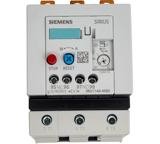 Реле перегрузки Siemens 3RU1146-4KB0