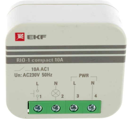 Импульсное реле EKF RIO-1 PROxima compact 10А rio-1k-10