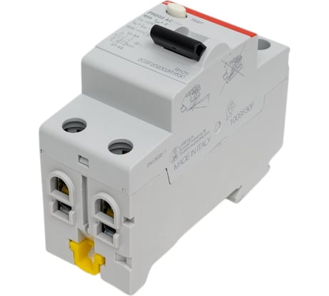 Выключатель дифференциального тока ABB 2 модуля FH202 АС-63/0,03 2CSF202002R1630