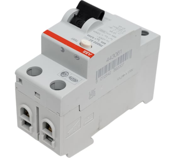 Выключатель дифференциального тока ABB 2 модуля FH202 АС-63/0,03 2CSF202002R1630