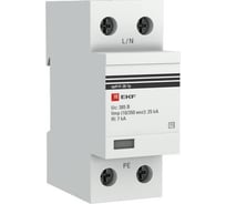 Устройство защиты от импульсных перенапряжений EKF Тип 1 Iimp 25kA 10/350 s 1P spd-t1-25-1p