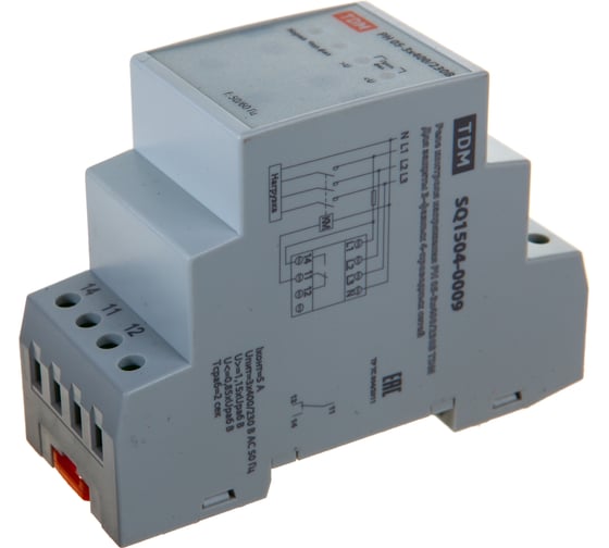 Реле контроля напряжения TDM РН 05-3х400/230В  SQ1504-0009