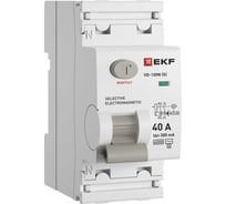 Выключатель дифференциального тока EKF ВД-100N (S) 2P 40А 300мА тип AC эл-мех 6кА PROXIMA E1026MS40300