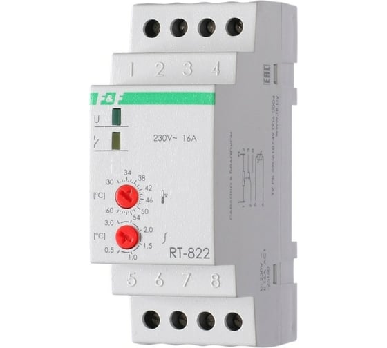 Регулятор температуры F&F RT-822 EA07.001.005