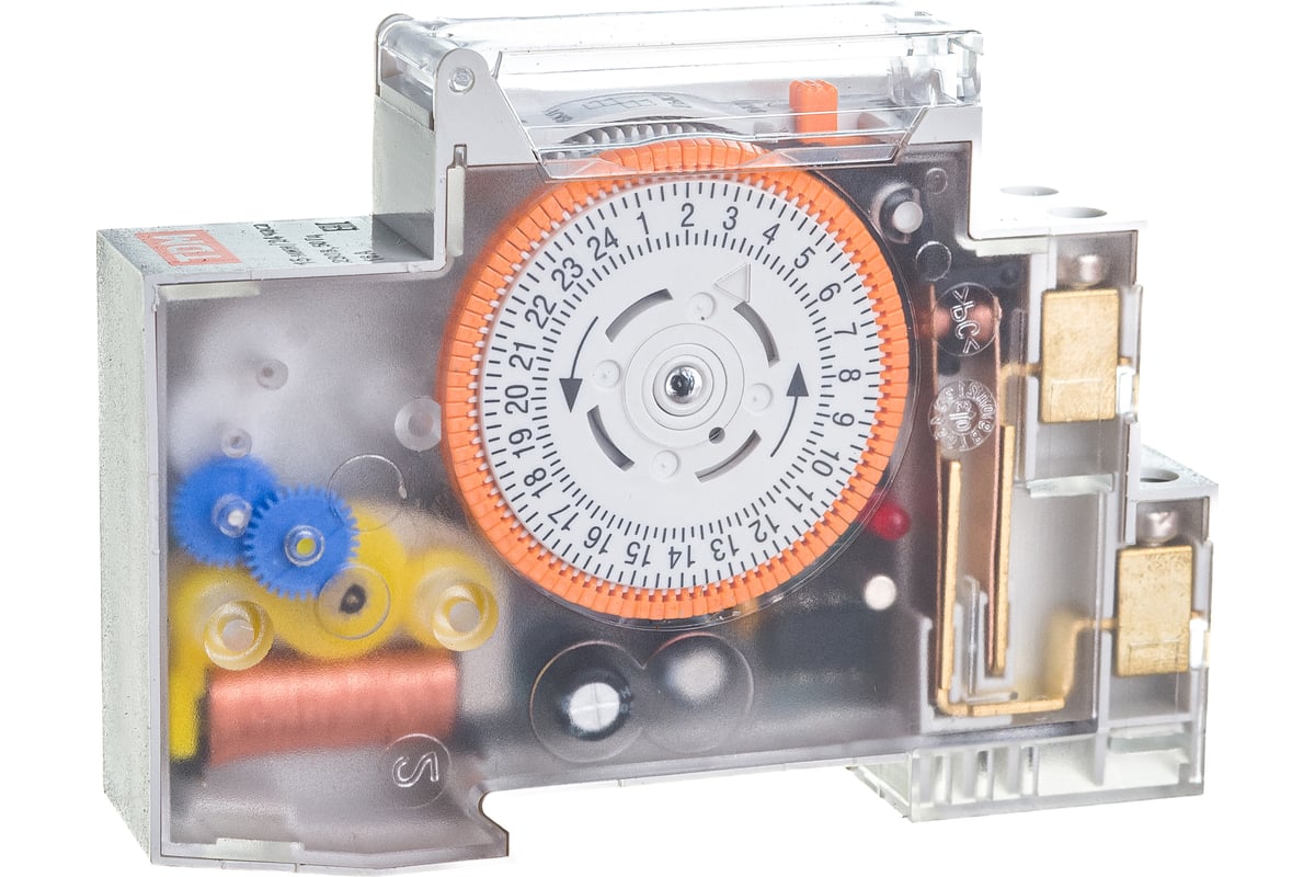 Аналоговое суточное реле TDM АР-1М-15мин/24ч-16А-DIN, 1 модуль, SQ1503-0021  - выгодная цена, отзывы, характеристики, фото - купить в Москве и РФ