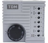 Термостат TDM ELECTRIC NO/NC 10/5A 230В SQ0832-0018