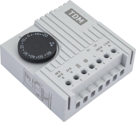 Термостат TDM ELECTRIC NO/NC 10/5A 230В SQ0832-0018