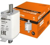 Плавкая вставка TDM ELECTRIC ППНН-33 габарит 00, 40А SQ0713-0004