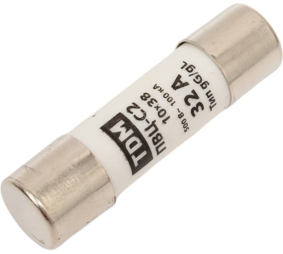 Плавкая вставка TDM ELECTRIC ПВЦ-С2 10х38 32А SQ0729-0011