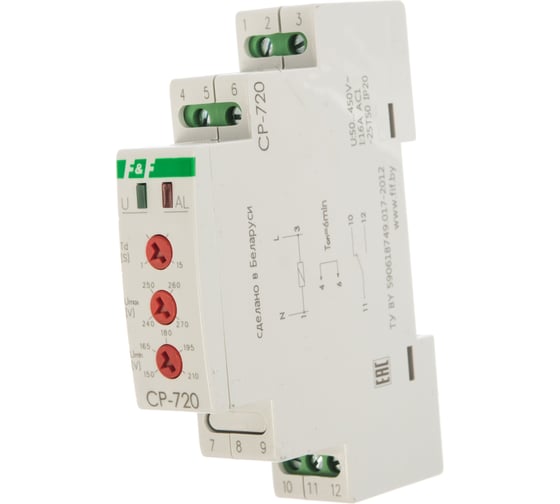 Реле напряжения F&F, CP-720 EA04.009.002