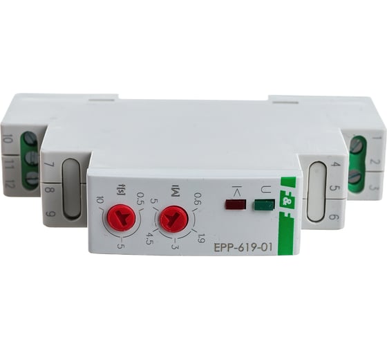 Реле тока F&F EPP-619-1, 0.6-5А EA03.004.005