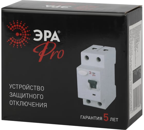 Устройство защитного отключения ЭРА Pro NO902152 УЗО ВД163S 1PN 63А 10 Б0036857