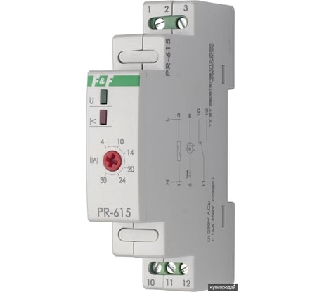 Реле тока F&F PR-615 EA03.003.006