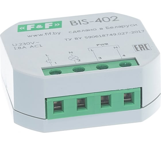 Бистабильное реле F&F BIS-402 EA01.005.002
