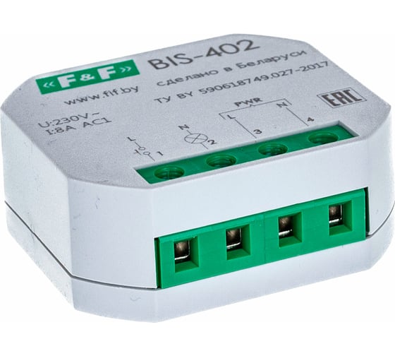 Бистабильное реле F&F BIS-402 EA01.005.002