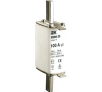 Плавкая вставка IEK ППНИ-33 100А габарит 0 ИЭК DPP20-100