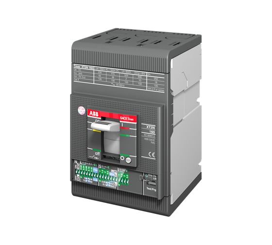 Автоматический трехполюсный выключатель ABB XT2N, 160 Ekip, LS/I In=160A, F, F 1SDA067058R1