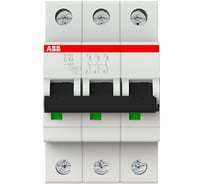 Автоматический трехполюсный выключатель ABB 63А, С, S203, 6кА 2CDS253001R0634