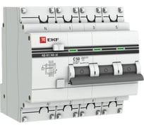Дифференциальный автомат EKF АД-32 3P+N 50А/300мА 4,5кА PROxima DA32-50-300-4P-pro