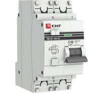 Дифференциальный автомат EKF АД-32 1P+N 50А/30мА 4,5кА PROxima DA32-50-30-pro