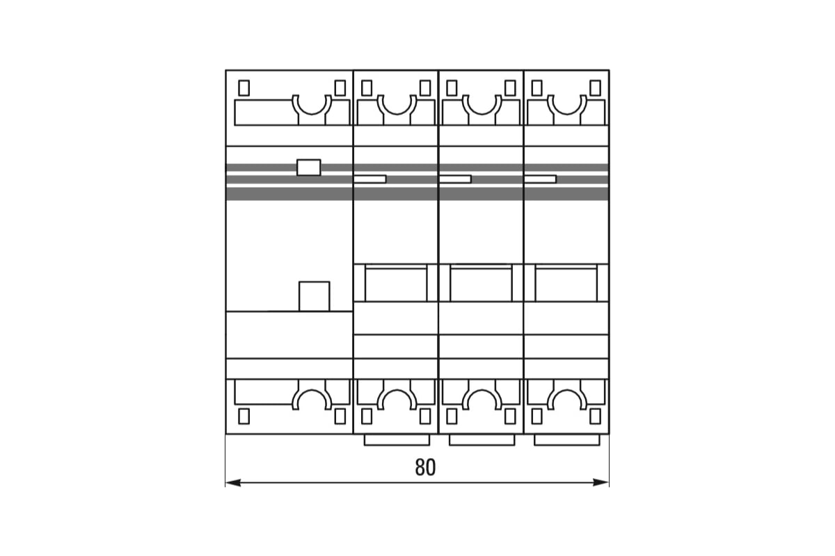 Дифференциальный автомат EKF АД-32 3P+N 32А/30мА 4,5кА PROxima DA32-32 ...