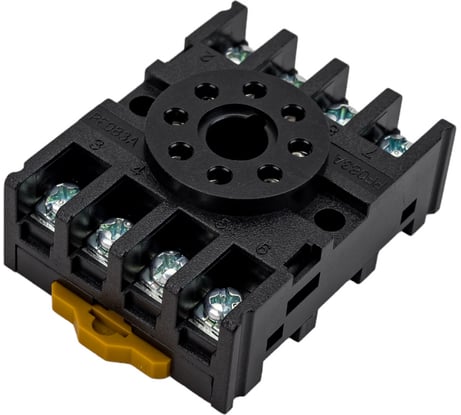 Разъем Р8Ц - цокольный 8-pin TDM на DIN-рейку/плоскость 20 шт SQ1503-0019