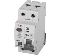 Автоматический выключатель дифференциального тока ЭРА АВДТ 4,5кА PRO D32E2C63А100 АД32 электронное 1PN C63 100мА тип А Б0057398