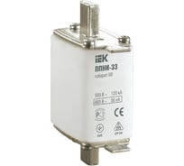 Плавкая вставка IEK ППНИ-33 10А, габарит 00, ИЭК DPP10-010