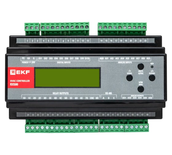 Конфигурируемый контроллер для систем отопления и ГВС EKF RX500-H