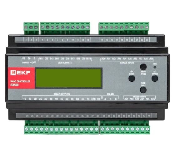 Конфигурируемый контроллер для систем вентиляции EKF RX500-V