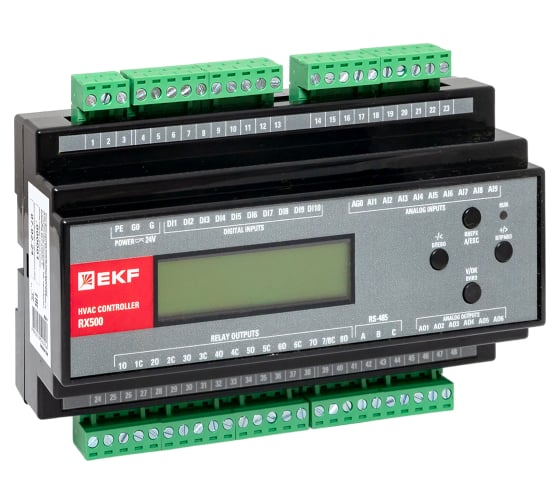 Конфигурируемый контроллер для систем вентиляции EKF RX500-V