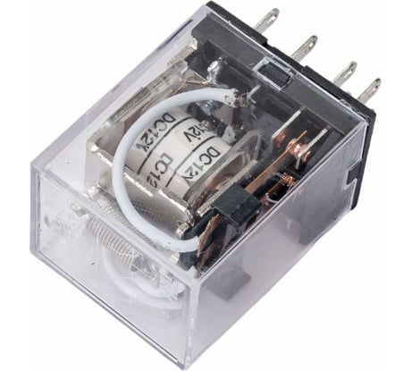 Промежуточное реле IEK, 12В, 3пк, 5А, РЭК78/3, без розетки RRP20-3-05-012D