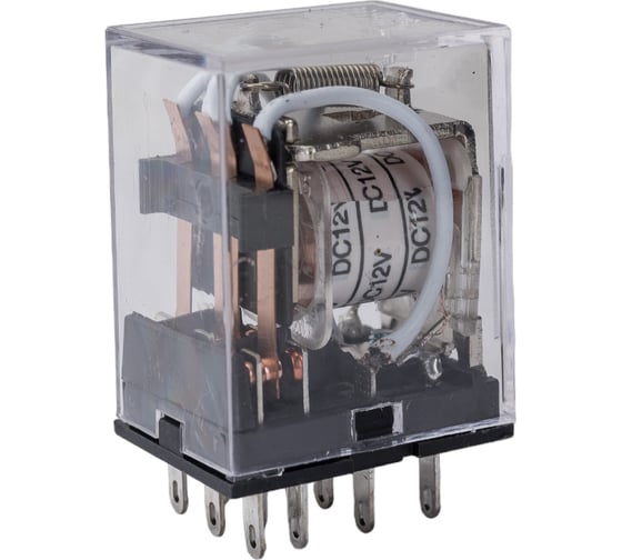 Промежуточное реле IEK, 12В, 3пк, 5А, РЭК78/3, без розетки RRP20-3-05-012D