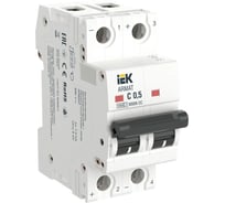 Автоматический выключатель IEK ARMAT M06N-DC, 2P, C, 0,5А AR-M06N-2-C0D5DC