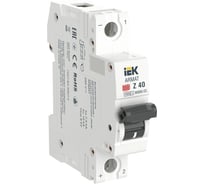 Автоматический выключатель IEK ARMAT M06N-DC, 1P, Z, 40А AR-M06N-1-Z040DC