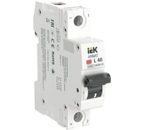 Автоматический выключатель IEK ARMAT M06N-DC, 1P, L, 40А AR-M06N-1-L040DC