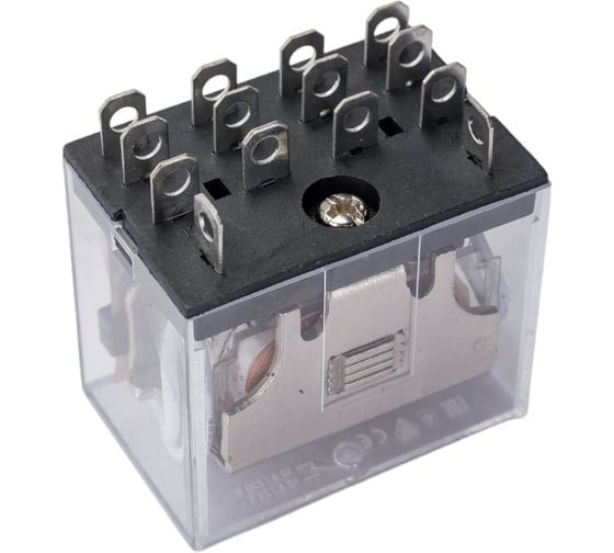Промежуточное реле IEK, 12В, 4пк, 10А, РЭК77/4, без розетки RRP10-4-10-012D