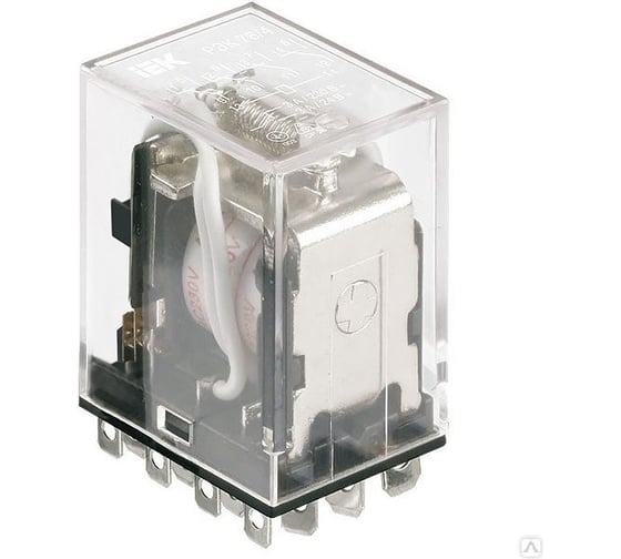 Промежуточное реле IEK, РЭК, 78-4, 3А, 220В, АС, ИЭК RRP20-4-03-220A 1