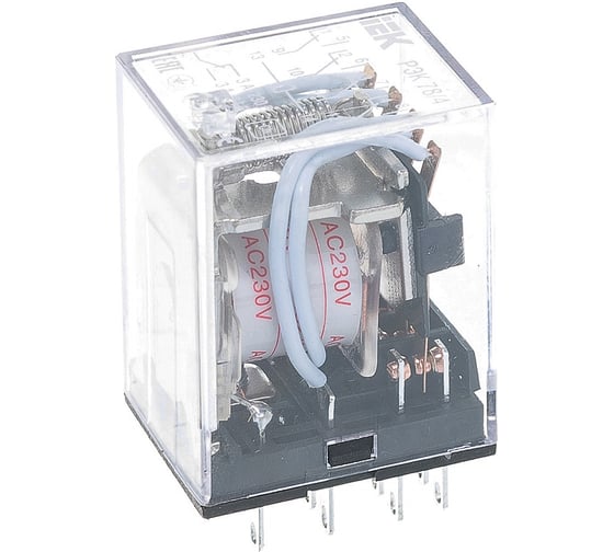Промежуточное реле IEK, РЭК, 78-4, 3А, 220В, АС, ИЭК RRP20-4-03-220A