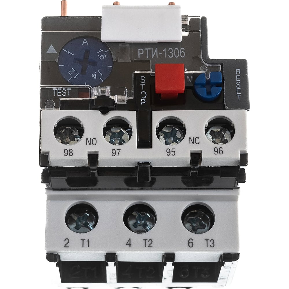 Электротепловое реле IEK РТИ, 1306, 1-1.6А, ИЭК DRT10-0001-D016 ...