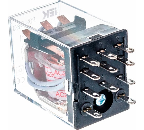Промежуточное реле IEK, РЭК, 78-3, 5А, 220В, АС, ИЭК RRP20-3-05-220A