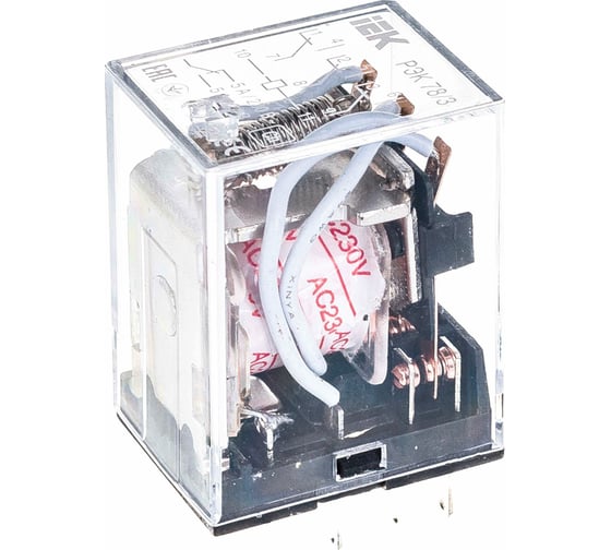Промежуточное реле IEK, РЭК, 78-3, 5А, 220В, АС, ИЭК RRP20-3-05-220A